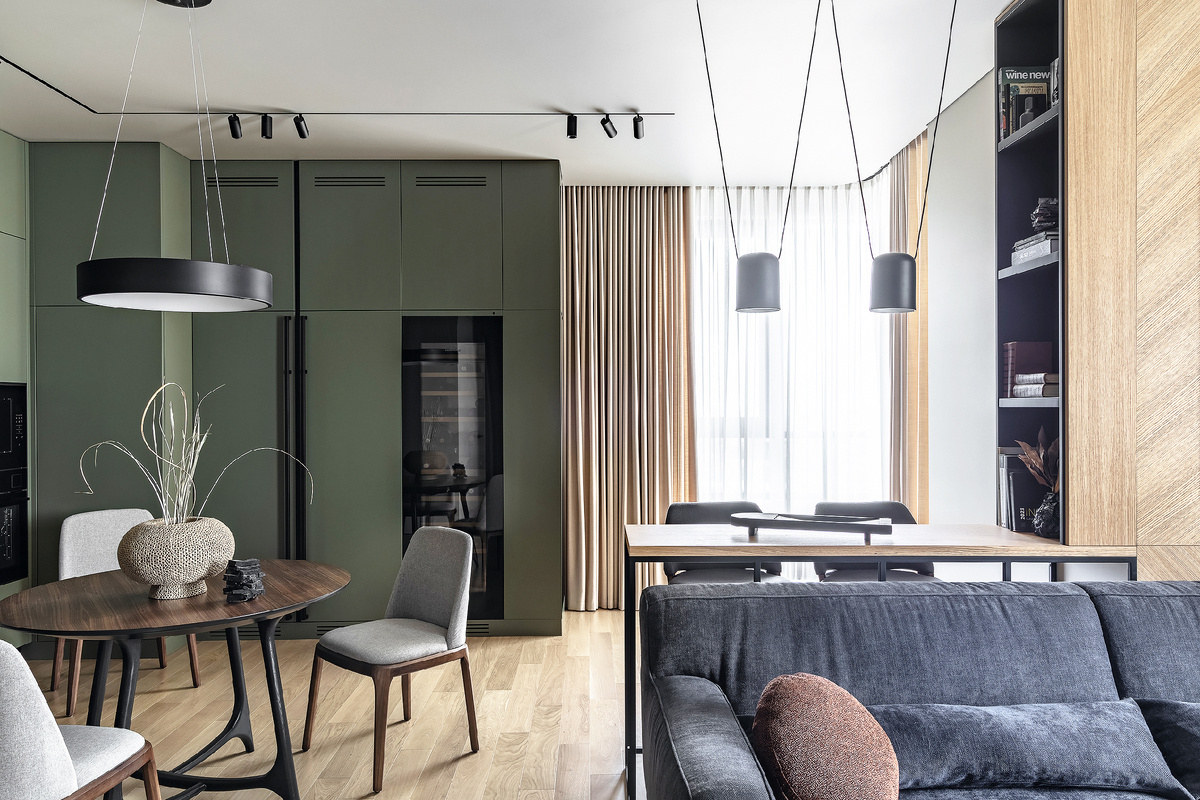 Напольные покрытия — компания Esclusivo
Свет — компания Dilsys
Кухня — компания «Мебельное бюро Астаховых»
Текстиль — Мария Фролова