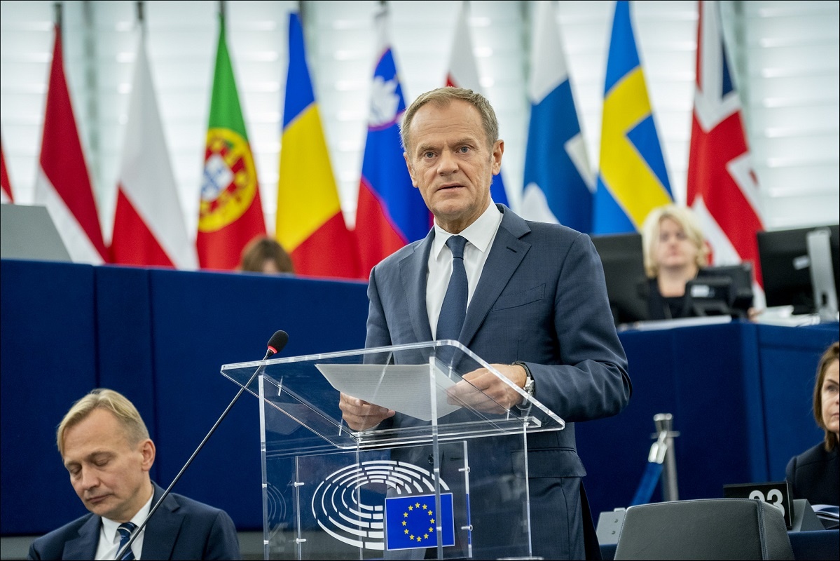 Туск заявил о неопределенности ситуации на Украине.  Фото: Фото: flickr.com / European Parliament / European Union 2019 – Source: EP / Creative Commons Attribution 2.0 (CC BY 2.0)