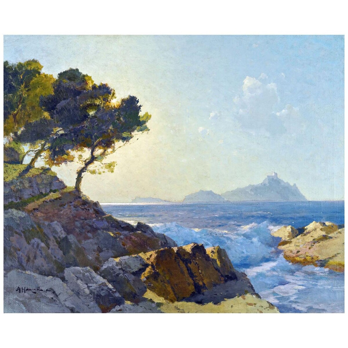 Алексей Ганзен. Морской пейзаж. 1920-е