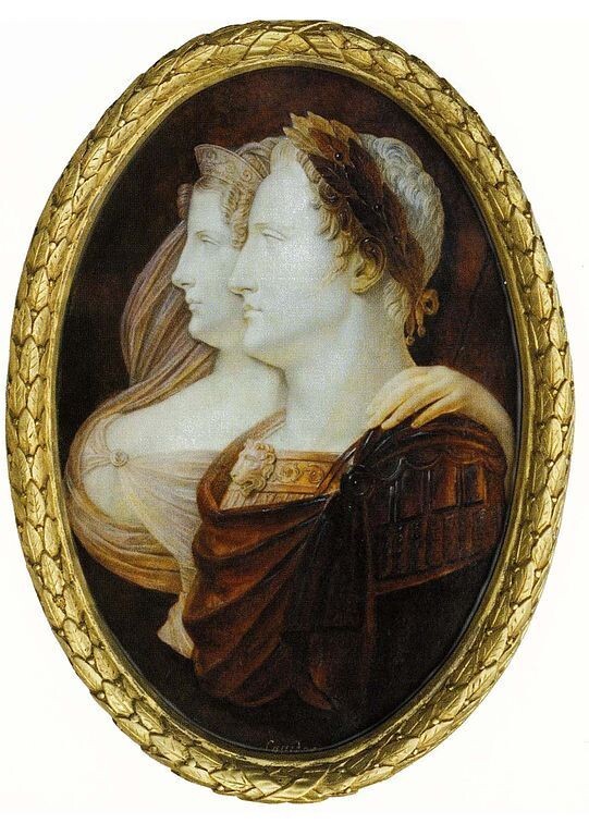 Императрица Александра Федоровна и император Николай Павлович