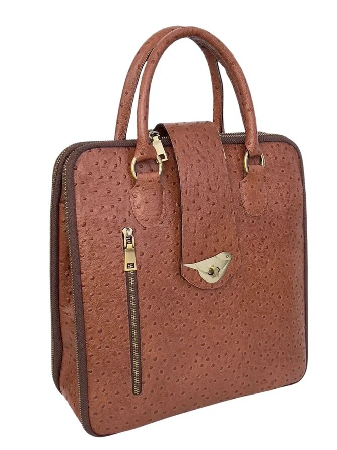 Кожаная сумка "Нея-14". Ателье Ирины Берзиной.