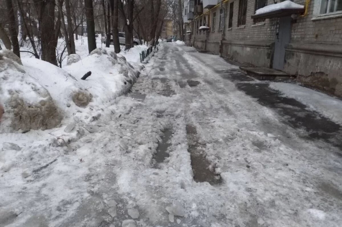    За плохую расчистку дворов УК Самары оштрафовали на 296 тысяч
