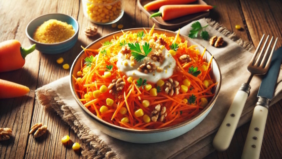    30 минут на кухне: турецкий салат из моркови с чесноком и грецкими орехами Татьяна Сидорова