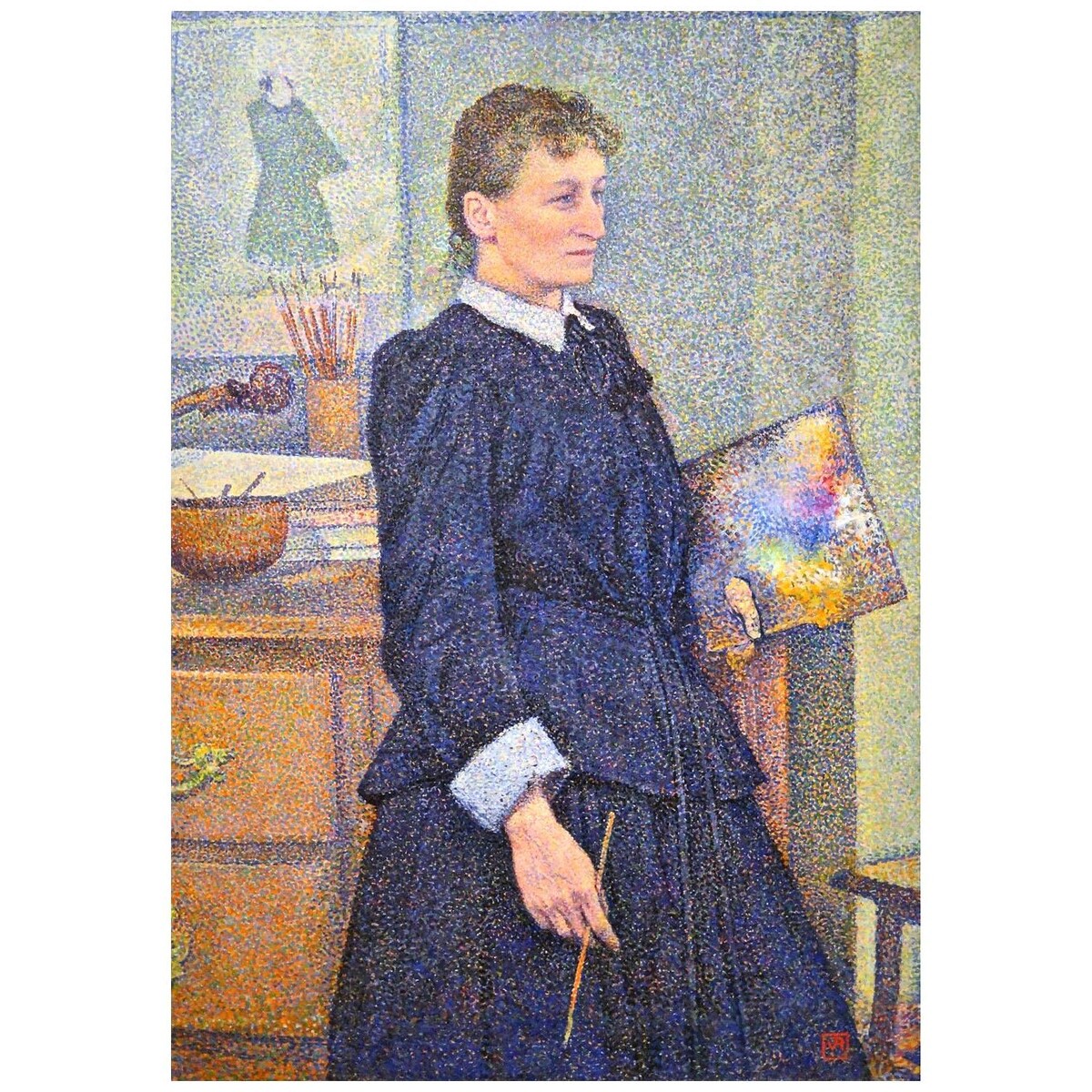 Theo van Rysselberghe. Anna Boch. 1889. Springfield Museum