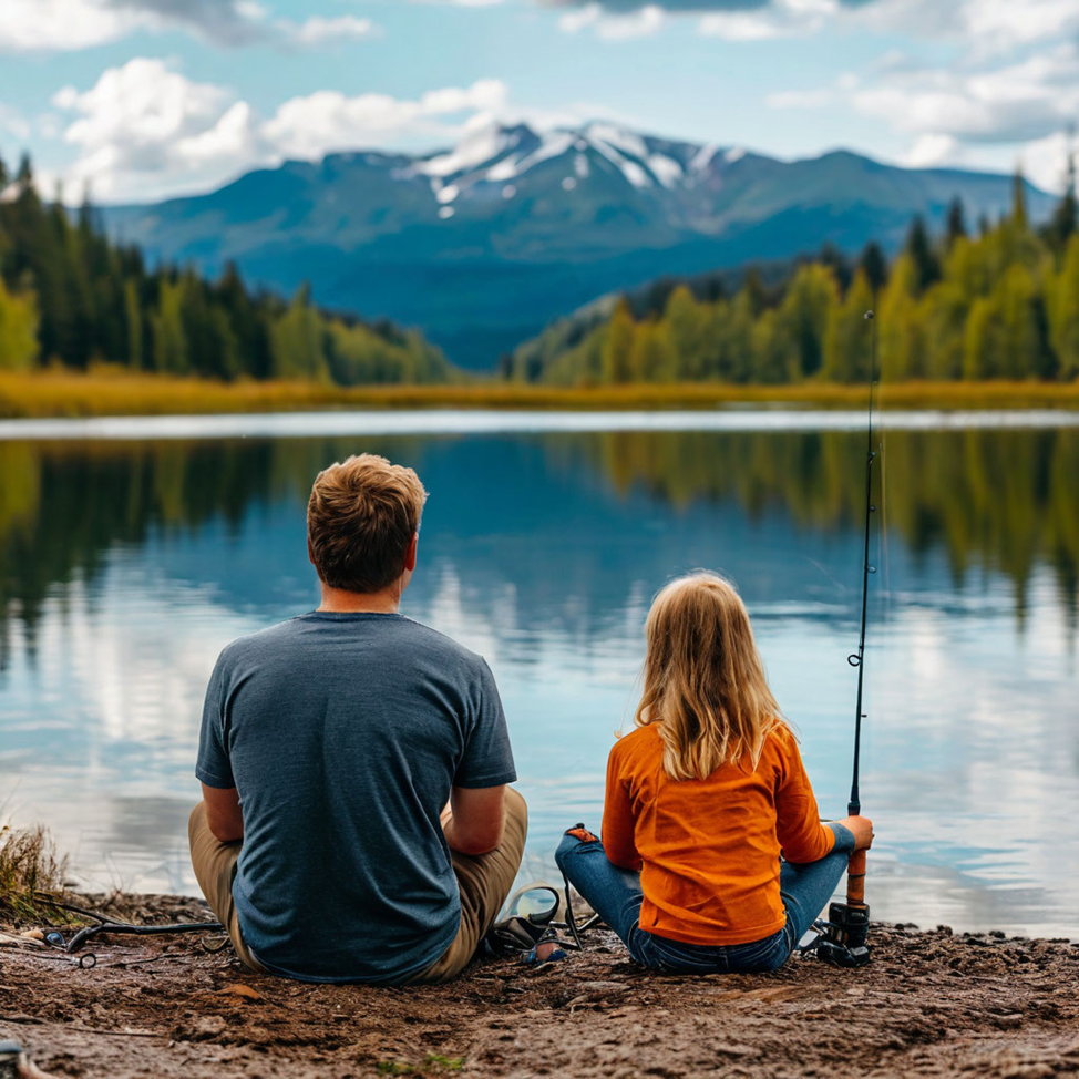 Папа с дочкой