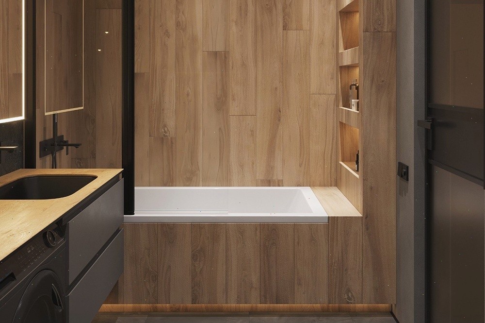 Ванны из акрила отличаются легкостью и прочностью. / Фото: пресс-служба "Студии дизайна Анны Акопян"