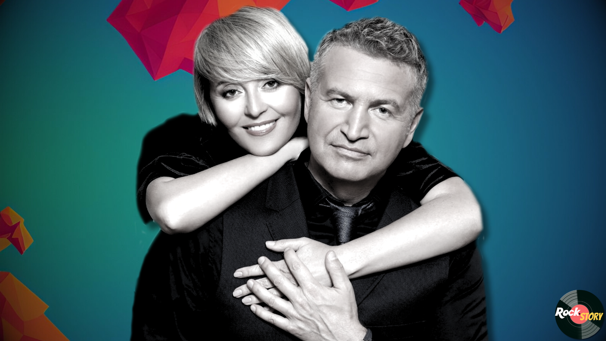 На фотографии: Леонид Агутин и Анжелика (Мария) Варум