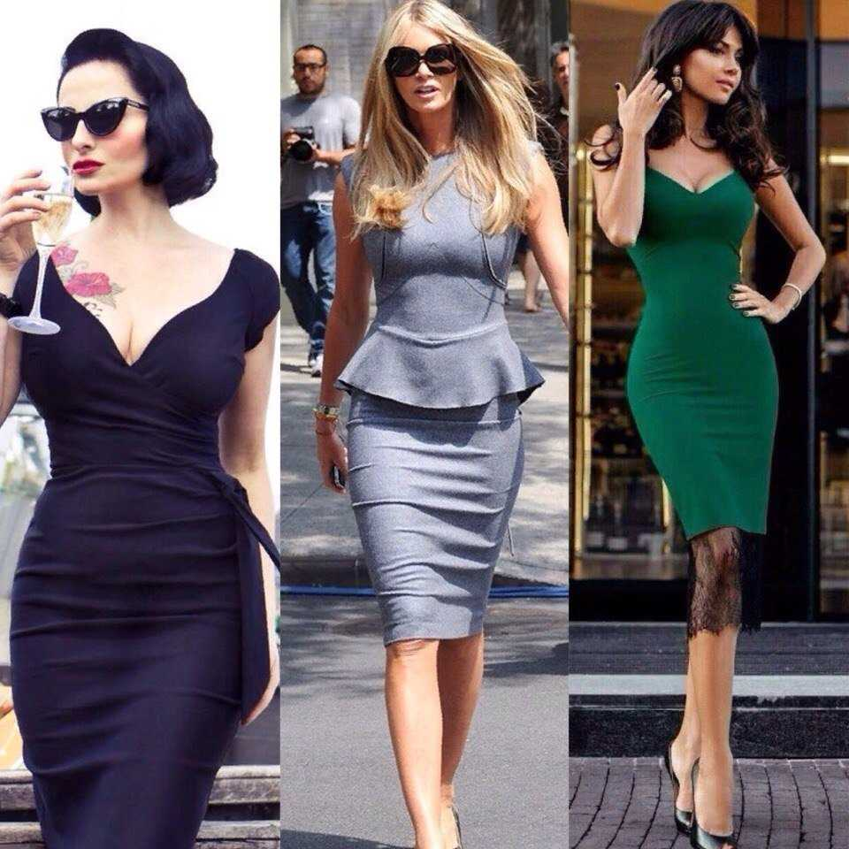 Приталенные вещи идеально подчеркивают фигуру "песочные часы"