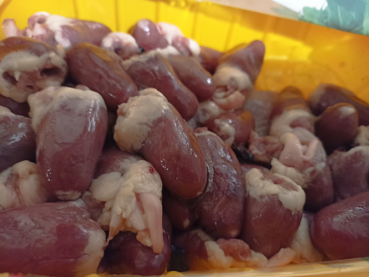 Куриные сердечки