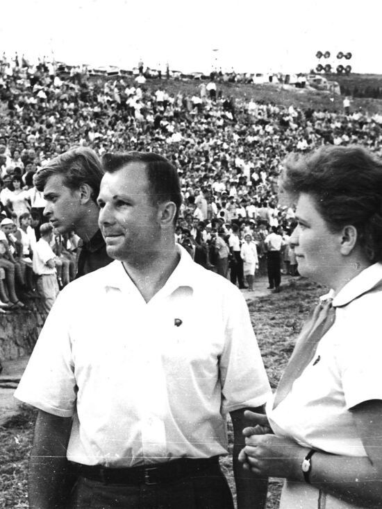 Юрий Гагарин в "Артеке", 1966 г., фото из архива МДЦ "Артек"