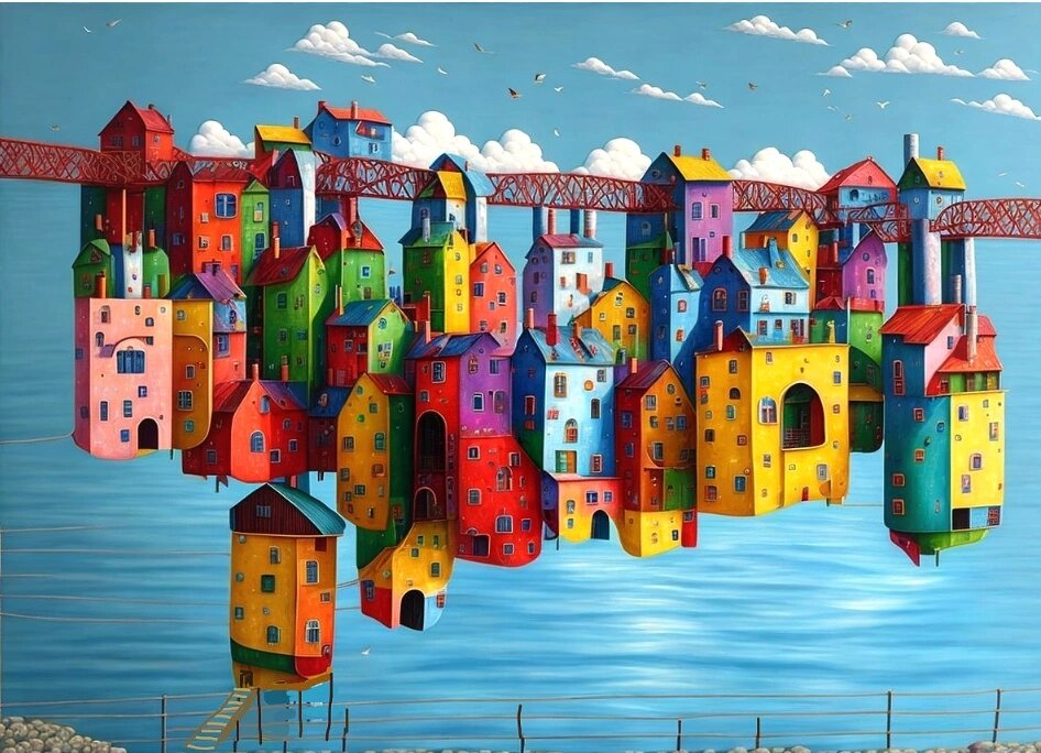 Автор нейросетевой картины "Rooms vacant!" ChrisKa, https://deepdreamgenerator.com/u/929614