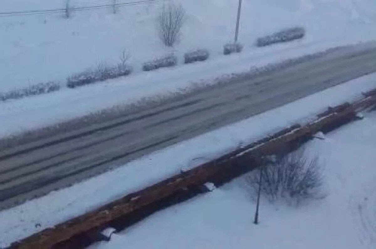    Жители посёлка в Калужской области жалуются на плохую чистку дорог