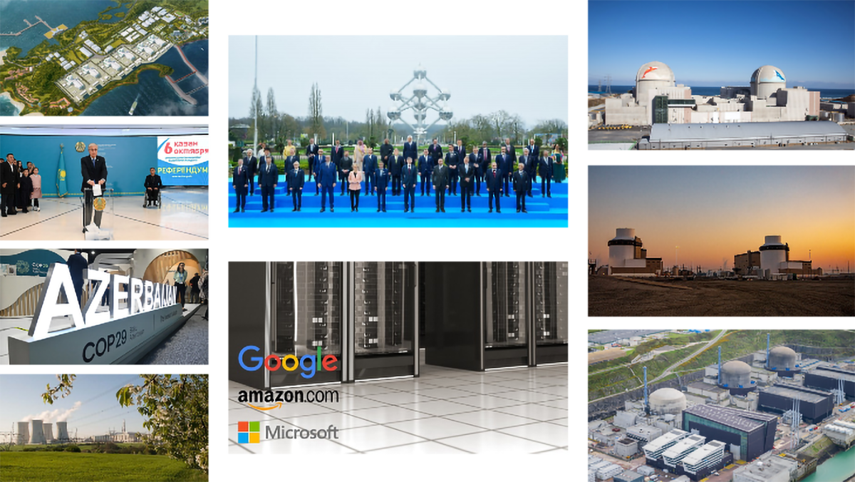    , , Визуализация демонстрационного проекта CAP1400 , Работы на площадке Hermes начались 17 июля , Hinkley Point C в настоящее время является единственной новой строящейся атомной электростанцией в Великобритании, Реактор LFR-AS-200, Реактор MK60, TerraPower подала заявку на получение разрешения на строительство 29 марта, Саммит по ядерной энергетике в Брюсселе, Визуализация АЭС на базе Nuward SMR, Вудс от Rolls-Royce SMR и Руман от Industria, на фото в прошлом году , Инновационный сварной корпус SMR, Первый заместитель помощника госсекретаря США по международной безопасности и нераспространению Энн Ганзер присоединилась к представителям промышленности и правительства на церемонии подписания Меморандума о взаимопонимании,