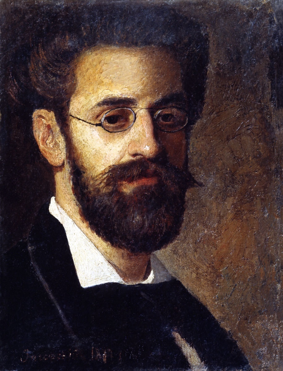 Автопортрет», 1871 год, картон, масло, 37 х 28 Художественный музей, Горловка