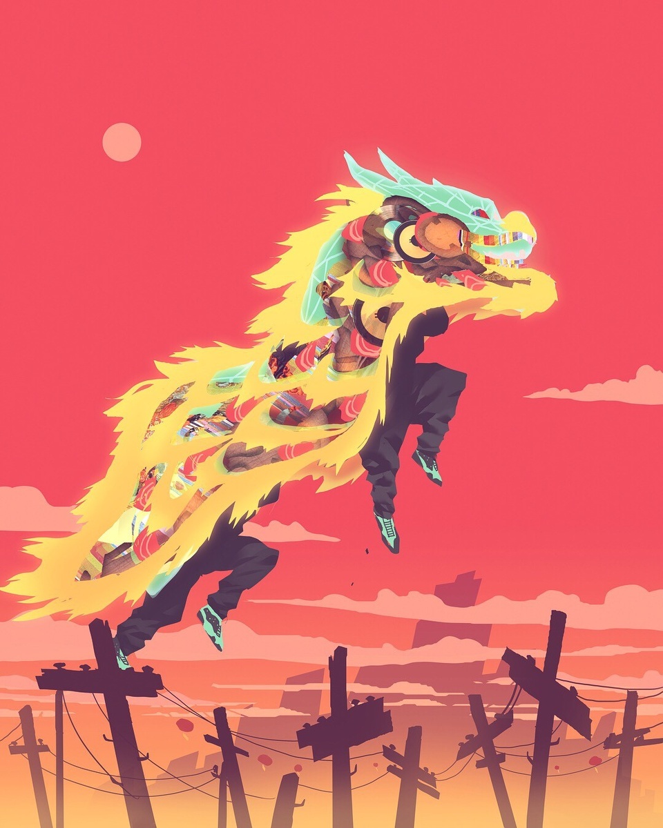 Пролистните изображение, чтобы увидеть следующую работу Кенни Конга