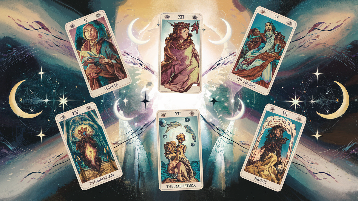 Откройте секреты Таро: узнайте, как найти свой аркан и как это поможет понять себя и свой жизненный путь. Погрузитесь в мир самопознания и трансформации с помощью карт!