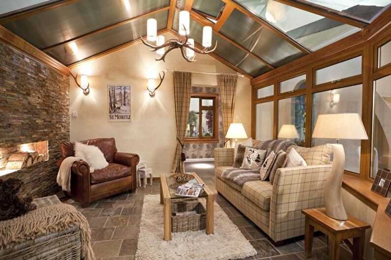 Интерьер загородного дома (фото: trizio.ru)