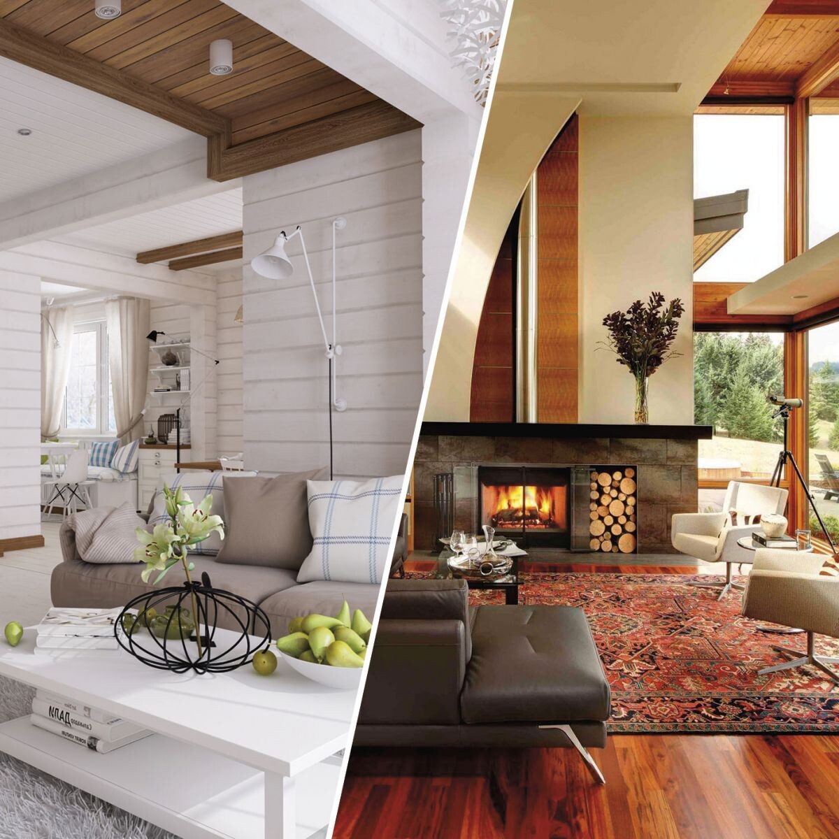 Выбор стиля для загородного дома (фото: ortograf.ru)