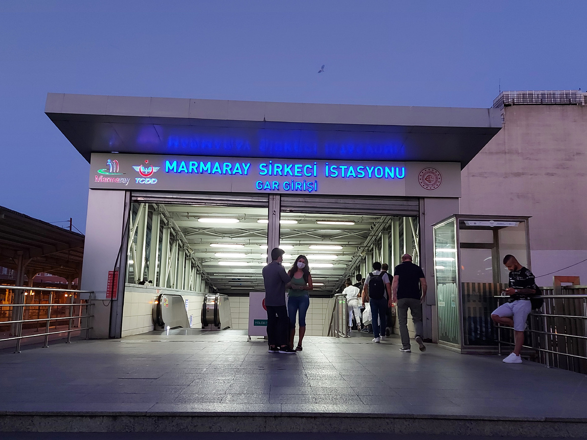 Станция Мармарая Сиркеджи. 