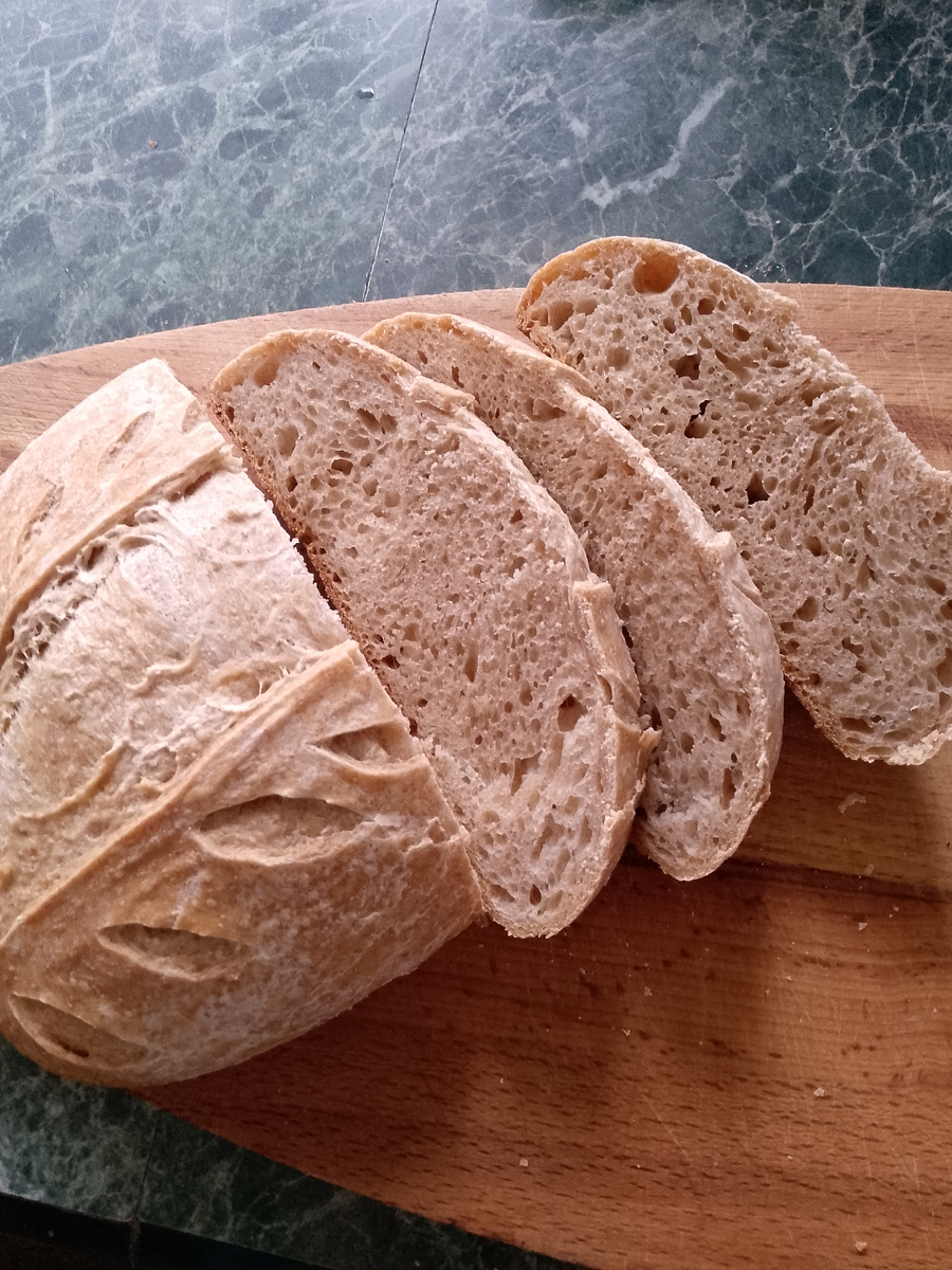 свежий домашний хлебушек 