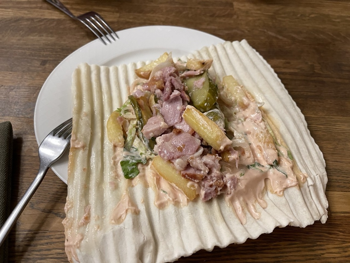 Так выглядит пита в разобраном состоянии 