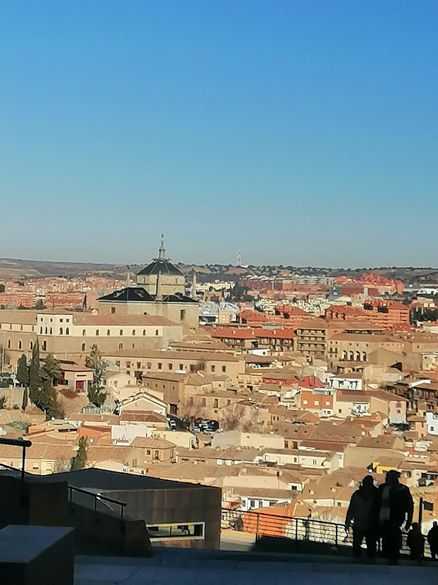 Вид на Толедо от экскалатора