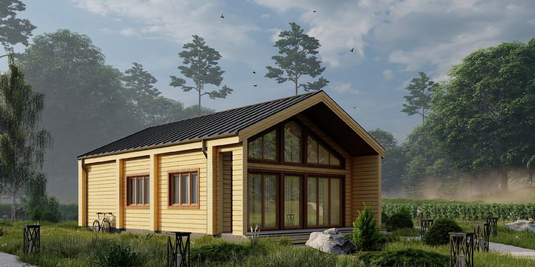 Проект дома для любителей нестандартной архитектуры — «Восток»