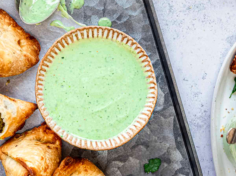 Мятный соус со сметаной