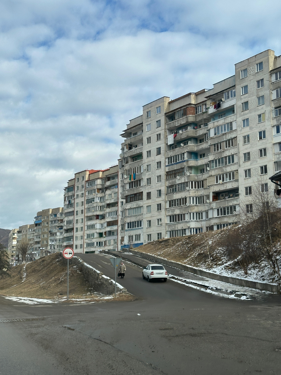 Въезд в город