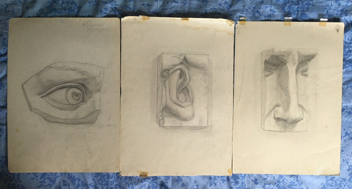 мои школьные рисунки 8 класс