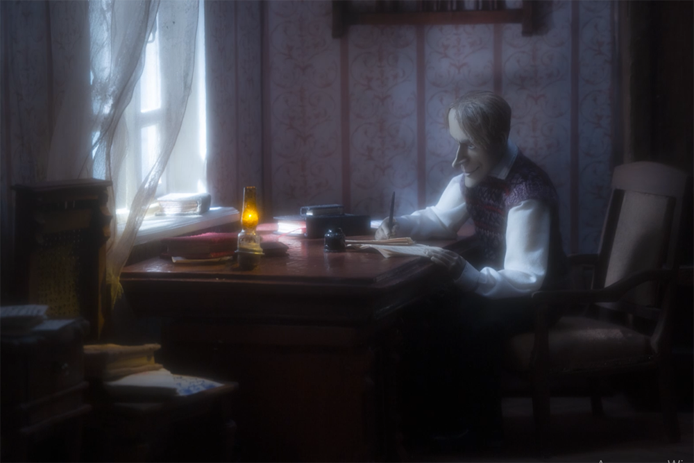    Булгаков за рабочим столом / Фото: Из архива Станислава Соколова