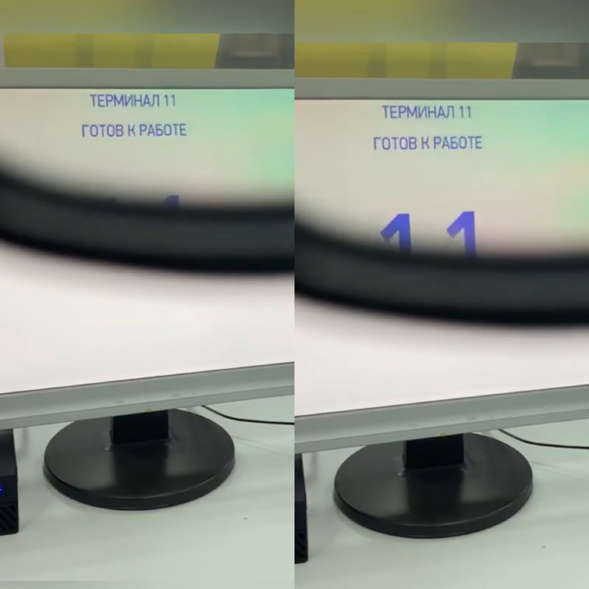 При сдаче теоретической части экзамена, кандидаты в водители надевают специальные очки.