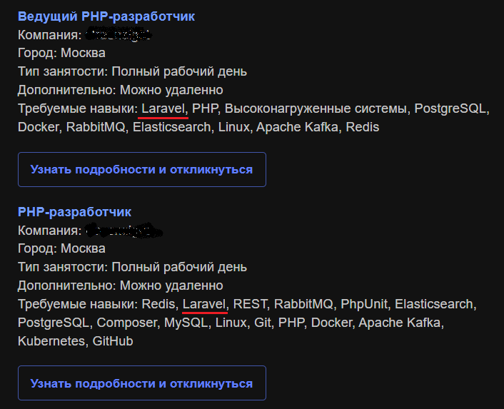 примеры описания вакансий