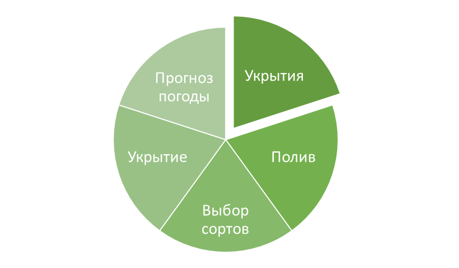Элементы помощи растениям в адаптации к изменению климата