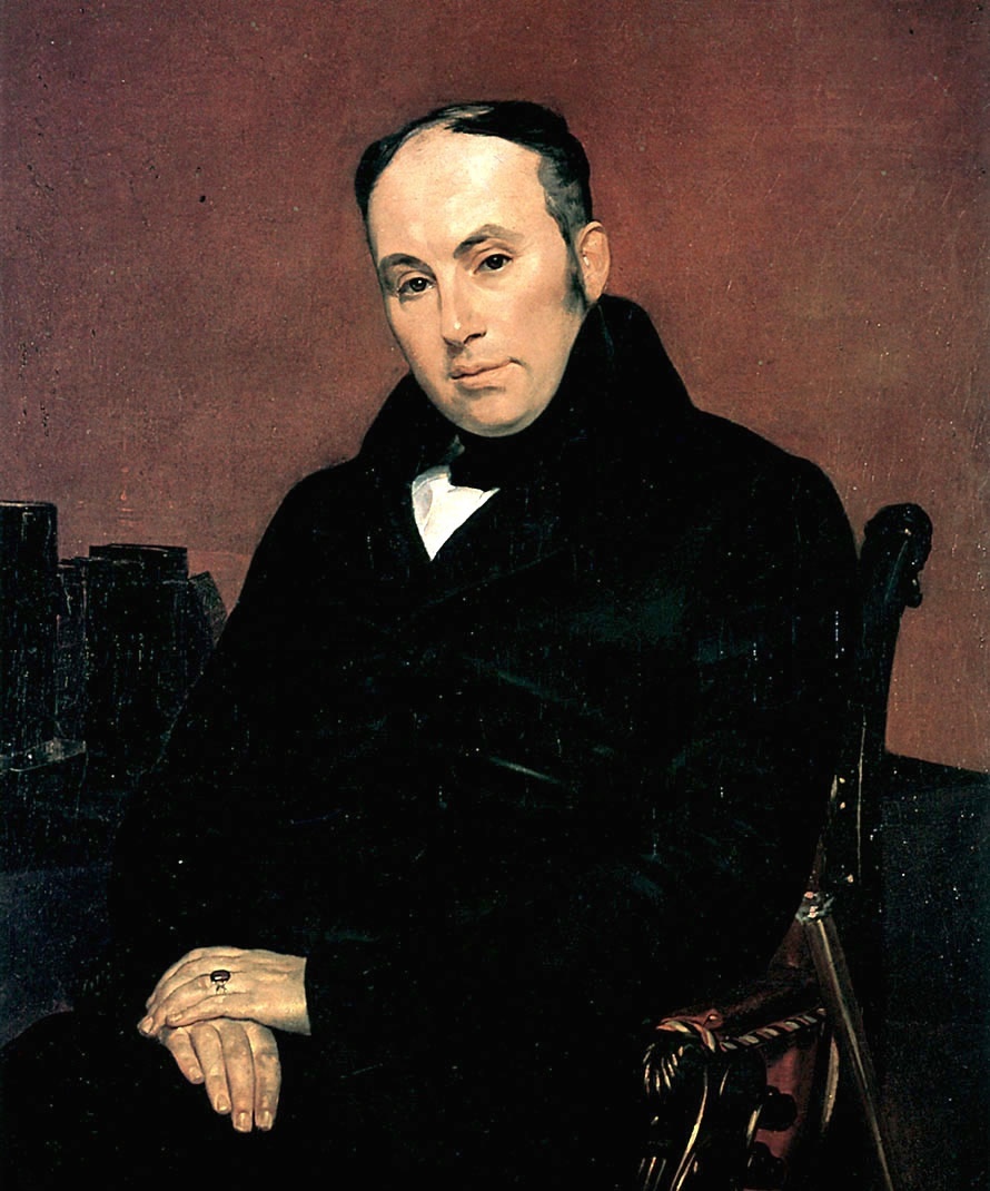 Портрет Василия Жуковского работы Карла Брюллова