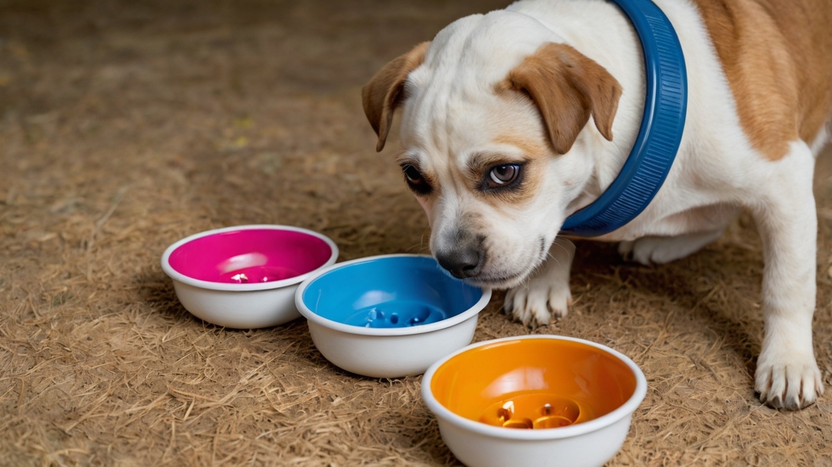 Специальные миски с разделителями и препятствиями помогут вашему питомцу есть медленнее.