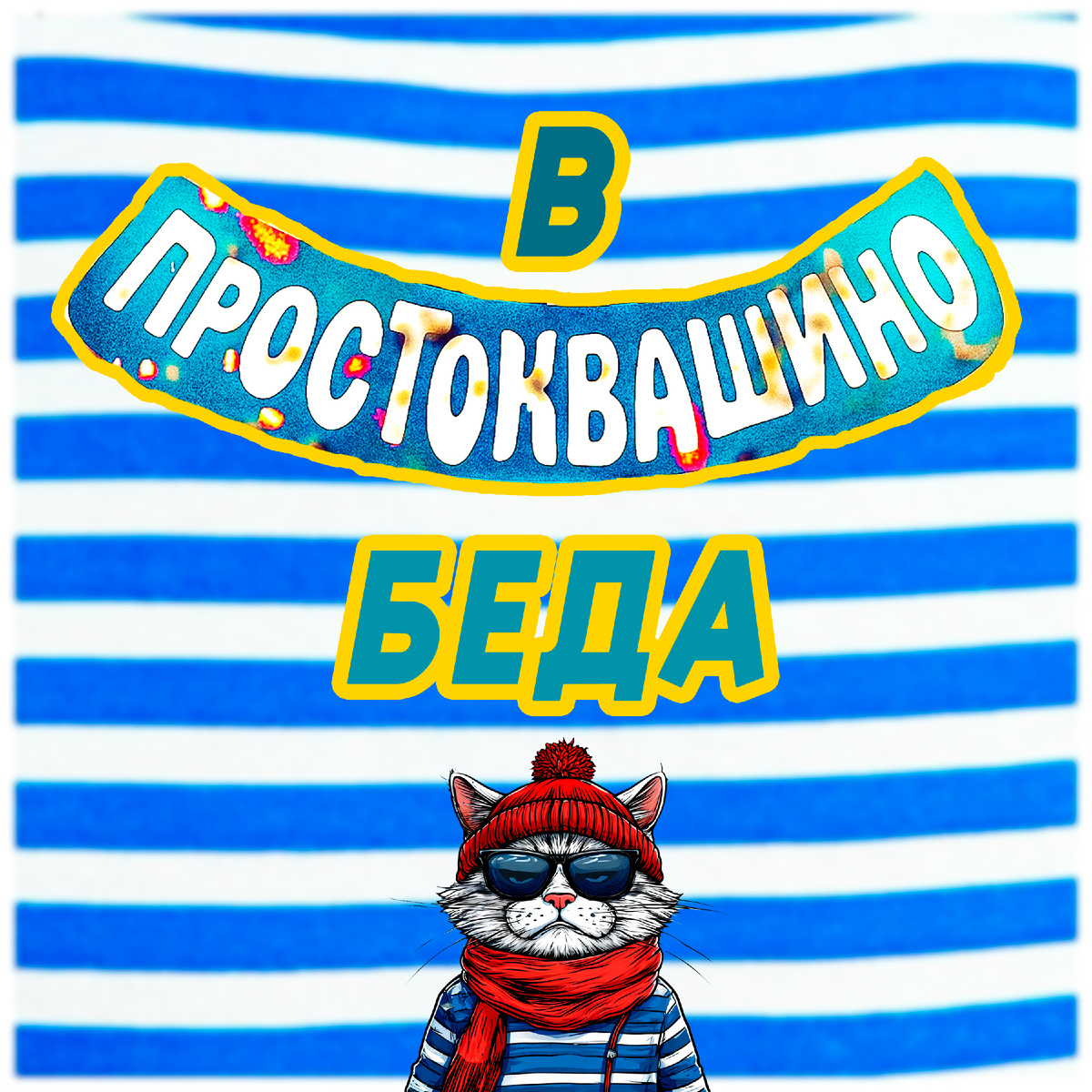 В Простоквашино беда  (Кот матроскин фамилия такая) 