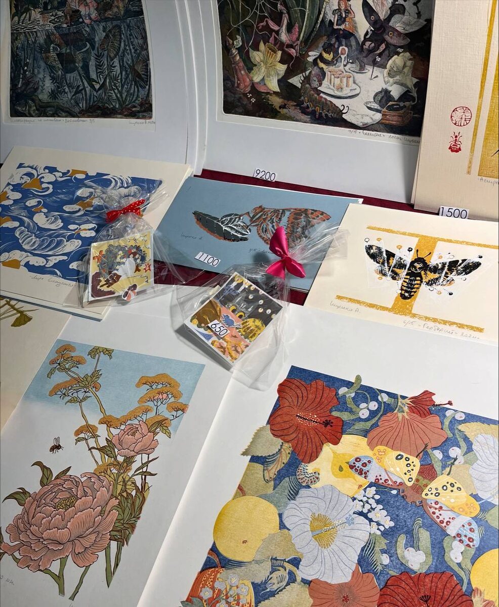 Фото сделано на ярмарке в Академии Штиглица 