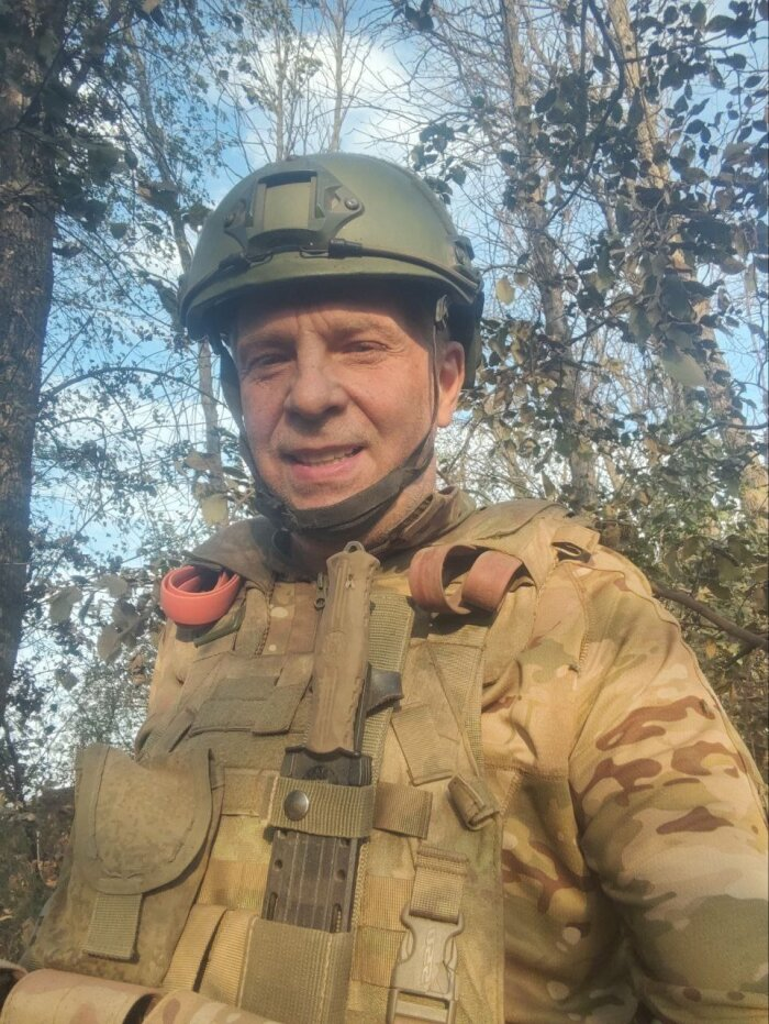 Петр Ханас ушел на фронт добровольцем / фото: Комитета по политическим технологиям Российской Ассоциации по связям с общественностью (РАСО)