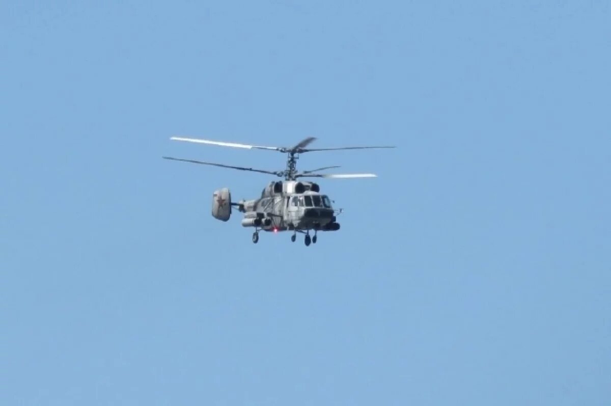    На Камчатке вертолеты Ка-29 уничтожили лагерь условного противника