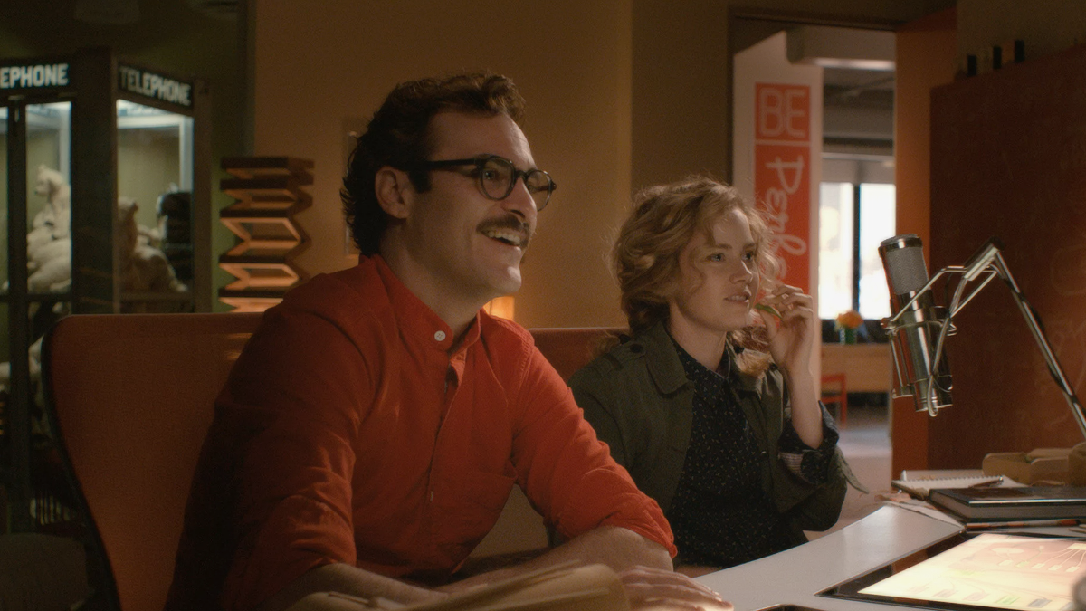 Кадр из фильма "Она" (2013).