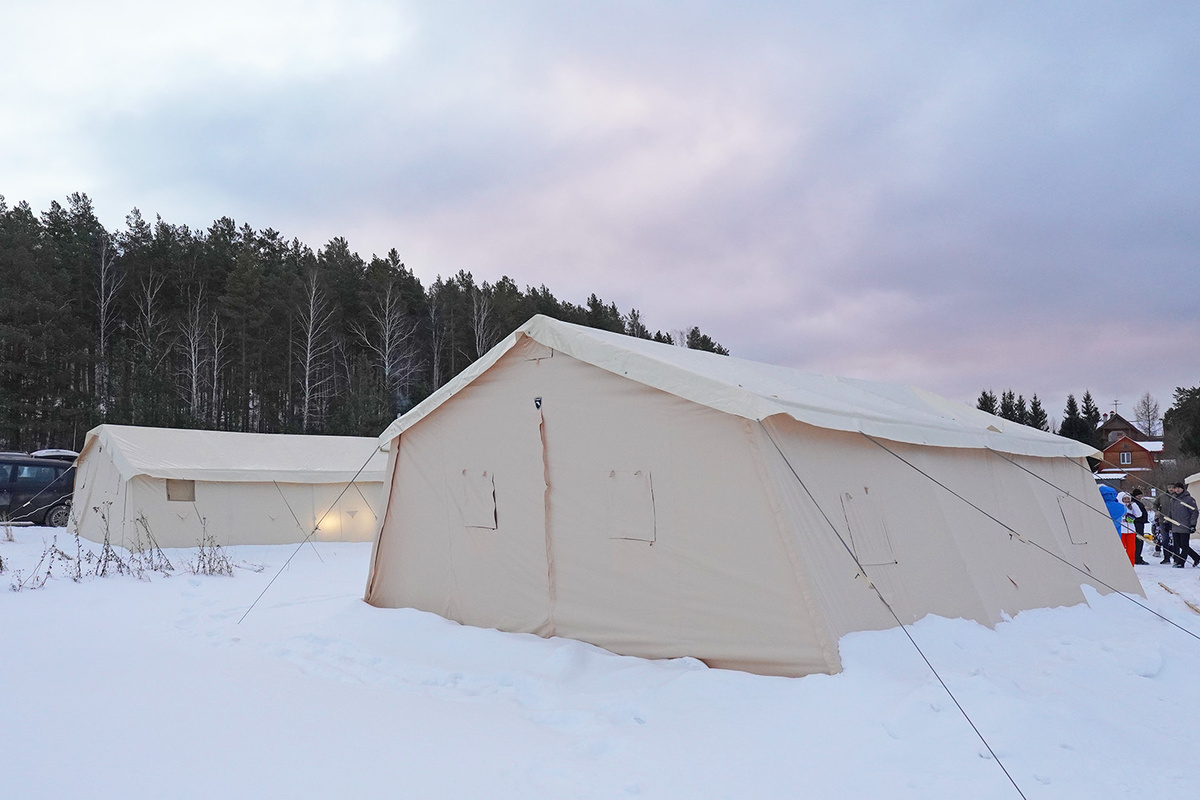 Армейские палатки Берег в цвете Беж