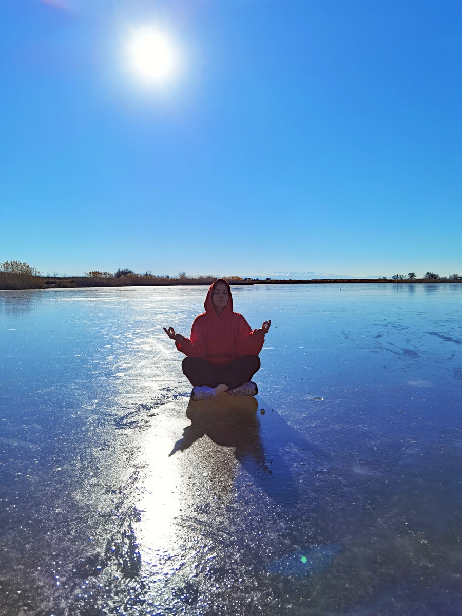 Напитываюсь энергией Солнца