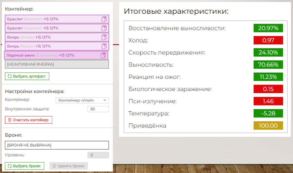сборка с ледяным ежиком