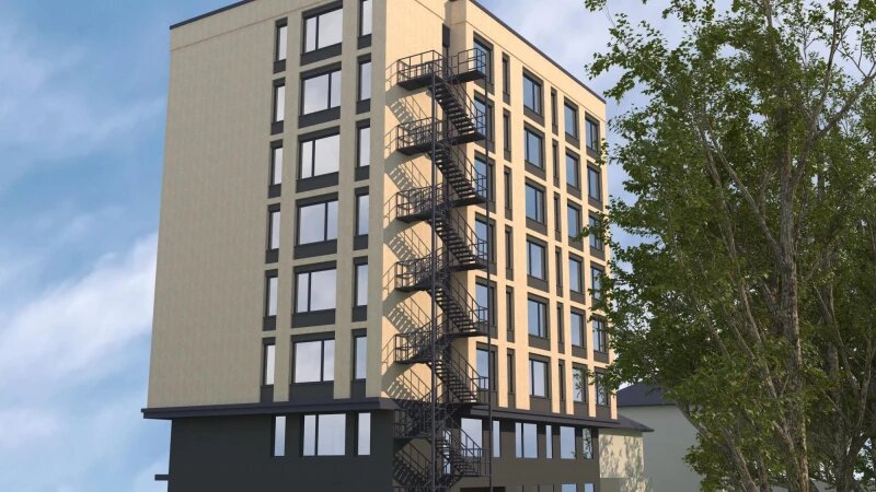     Проект здания на ул. Пролетарская, 77. Мастерская Золотова