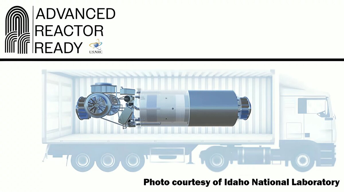 Общий вид микрореактора. Фото: Nuclear Regulatory Commission, CC BY 2.0