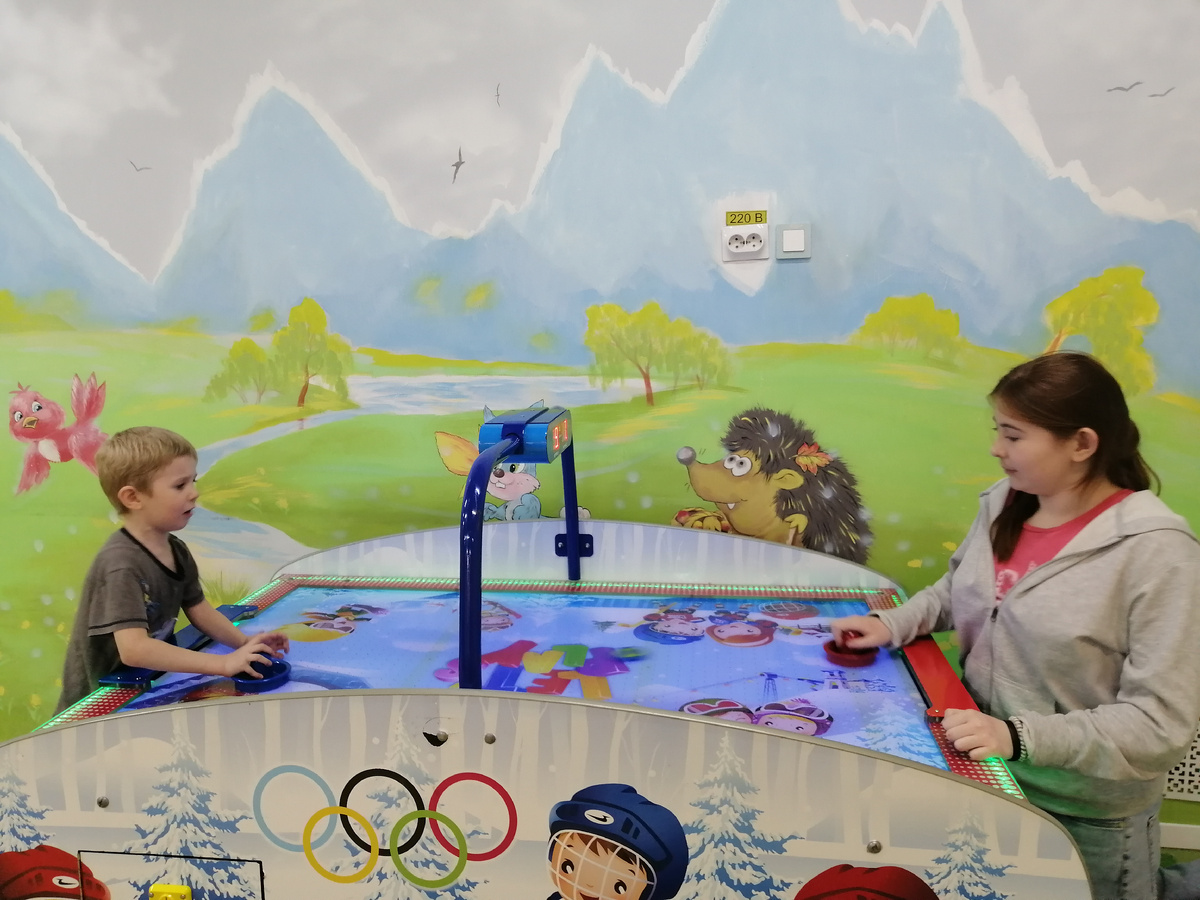 в детской комнате