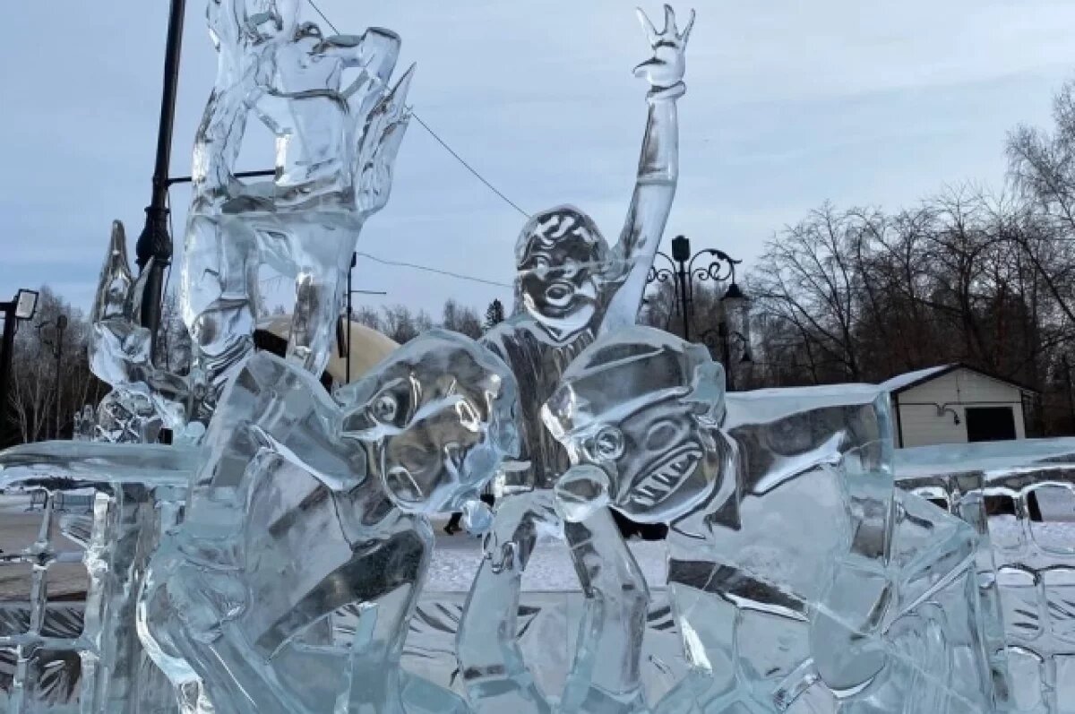    Стала известна лучшая ледяная скульптура на фестивале «Хрустальный Томск»