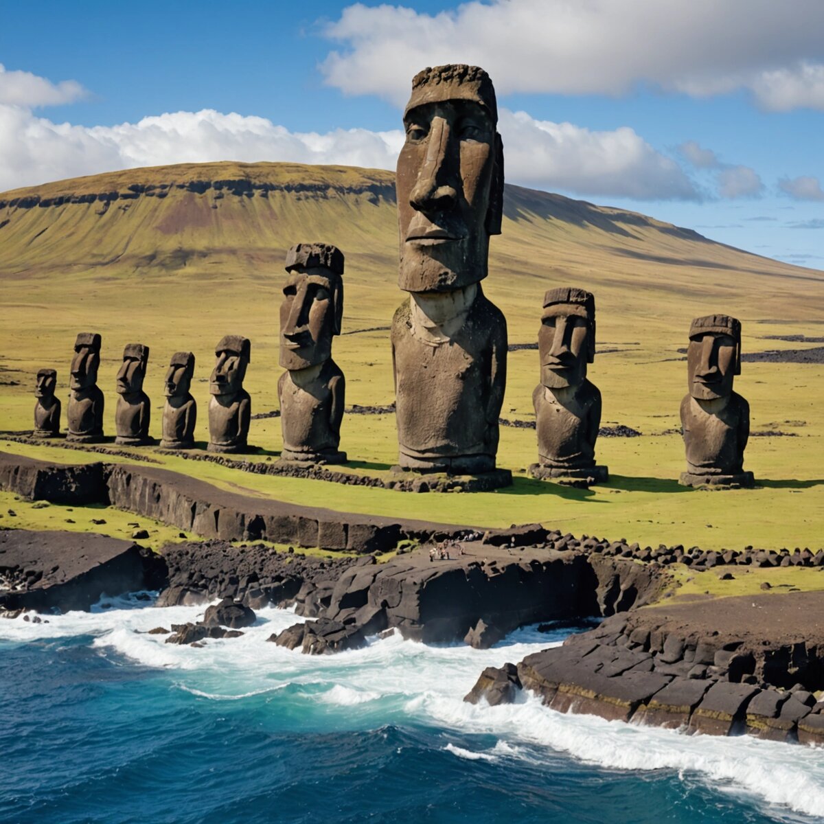 Остров Пасхи в Тихом океане