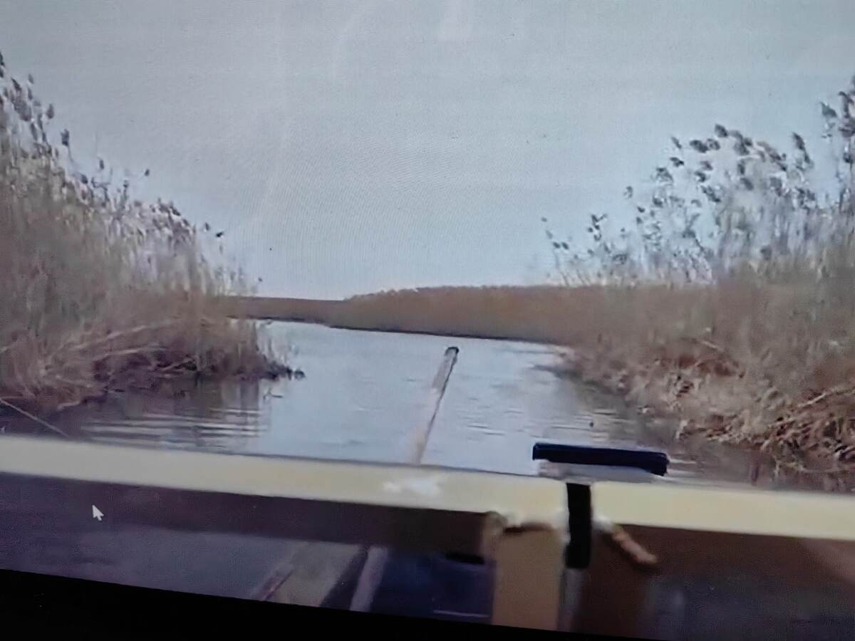 На лодке в одной из  проток. Фото автора